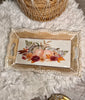 Rustic Food Serving Harvest Pumpkin Tray