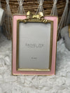 Barbie Inspired Pink & Gold Ribbon Picture Frame
