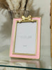 Barbie Inspired Pink & Gold Ribbon Picture Frame