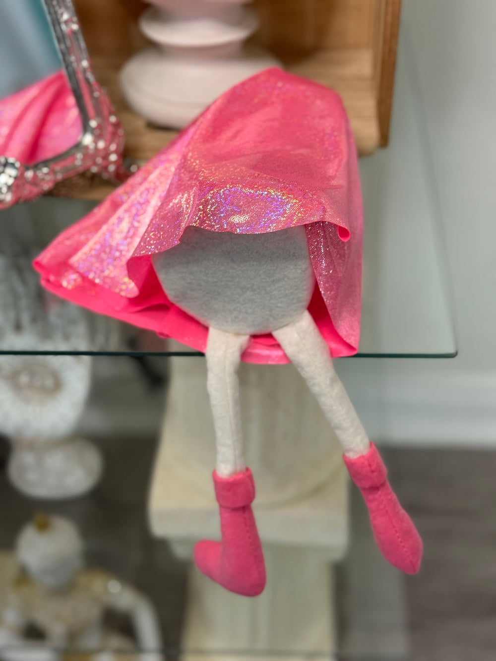 Pink Holographic Shelf Sitting Ghost