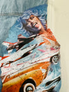 Made in Italy Brand Name Jean Button Vintage Jacket YK2 Pin Up Girl Retro