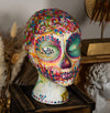 Handmade - OOAK - Mannequin Foam Head - Dia De Los Muertos - Zombie Halloween - Home Decor - House Warming Gift