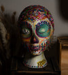 Handmade - OOAK - Mannequin Foam Head - Dia De Los Muertos - Zombie Halloween - Home Decor - House Warming Gift