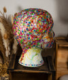 Handmade - OOAK - Mannequin Foam Head - Dia De Los Muertos - Zombie Halloween - Home Decor - House Warming Gift