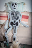 Giant 5 Feet Life Size Sequin Skeleton Skull Plush Toy Body Pillow Home Decor