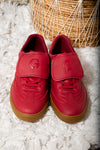 GBG Los Angeles Red Sneakers Thick Strap Low-Top Lace Up U.S. Mens 10