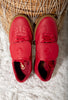 GBG Los Angeles Red Sneakers Thick Strap Low-Top Lace Up U.S. Mens 10