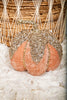 Cinderella Sparkly Glitter Rhinestone Encrusted Halloween Pumpkin Shabby Chic