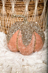 Cinderella Sparkly Glitter Rhinestone Encrusted Halloween Pumpkin Shabby Chic