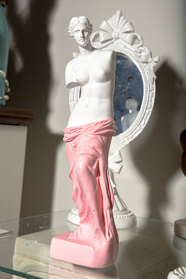 Pop Art Venus Goddess of Love Greek Mythology Pink Statue Figurine