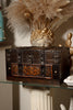 Vintage Keepsake Jewelry Treasure Trinket Wicker Storage Box