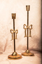 antique-gold-bow-candle-holders-vintage-hollywood-regency