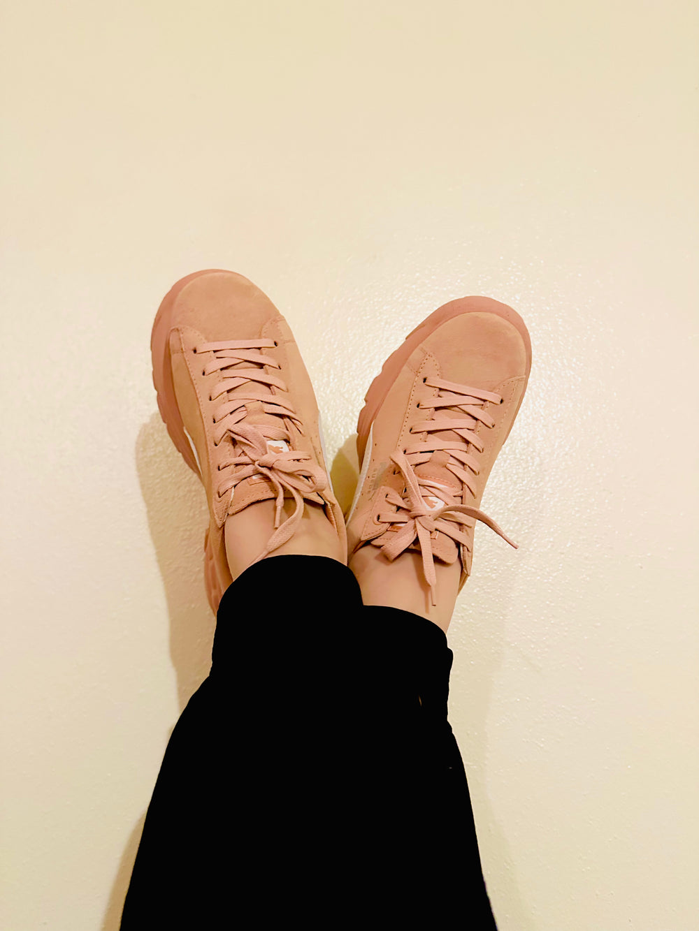 Puma Buffalo Pink Platform Sporty Rave Shoes