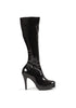 4 Heel Knee High Gogo Boot with Zipper