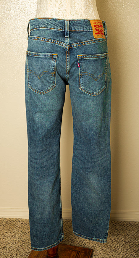 Levi Strauss & Co Denim Blue Jeans Pants w28 L30