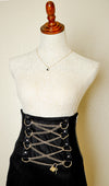 Vintage Switchblade Stiletto Chain Cyber Gothic Punk Rocker Clubwear Rocker Biker Skirt