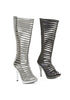 5 Heel Mid Calf Straps W/RHINESTONE