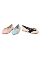 two tone oxford flats for vintage schoolgirl or swing revival costume look