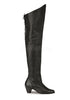 Pig Leather Thigh High Boots