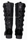 Mens Steampunk Strapped Halloween Costume Boots