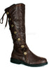 Pirate Warrior Soldier Combat Military Gothic Mens Boots