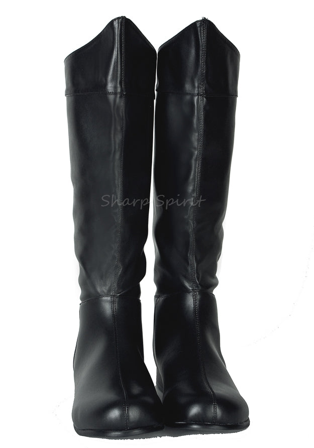 Black Comic SuperHero Men's Boots