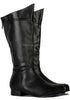 Black Comic SuperHero Men's Boots